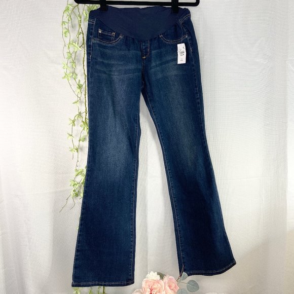 Motherhood Maternity Indigo Blue Boot Cut Medium - Picture 6 of 12